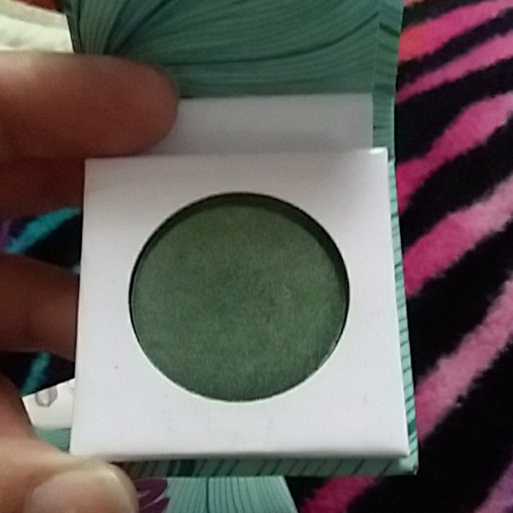 Green eyeshadow